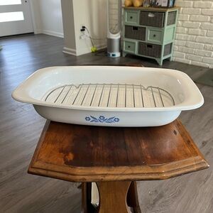 Corning ware Classic White Roaster P21.